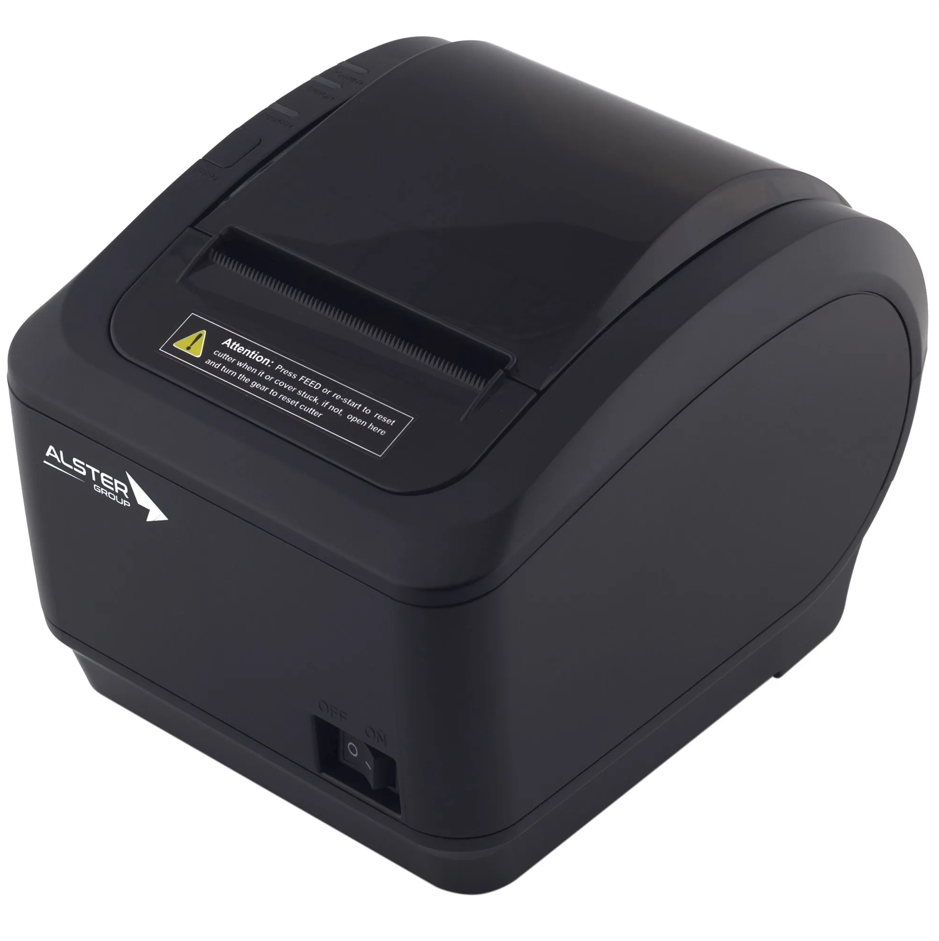 Чековый термопринтер Alster ALS-260 (USB, Ethernet, RS-232, ширина печати 80мм, скорость печати 260мм/с, черный)