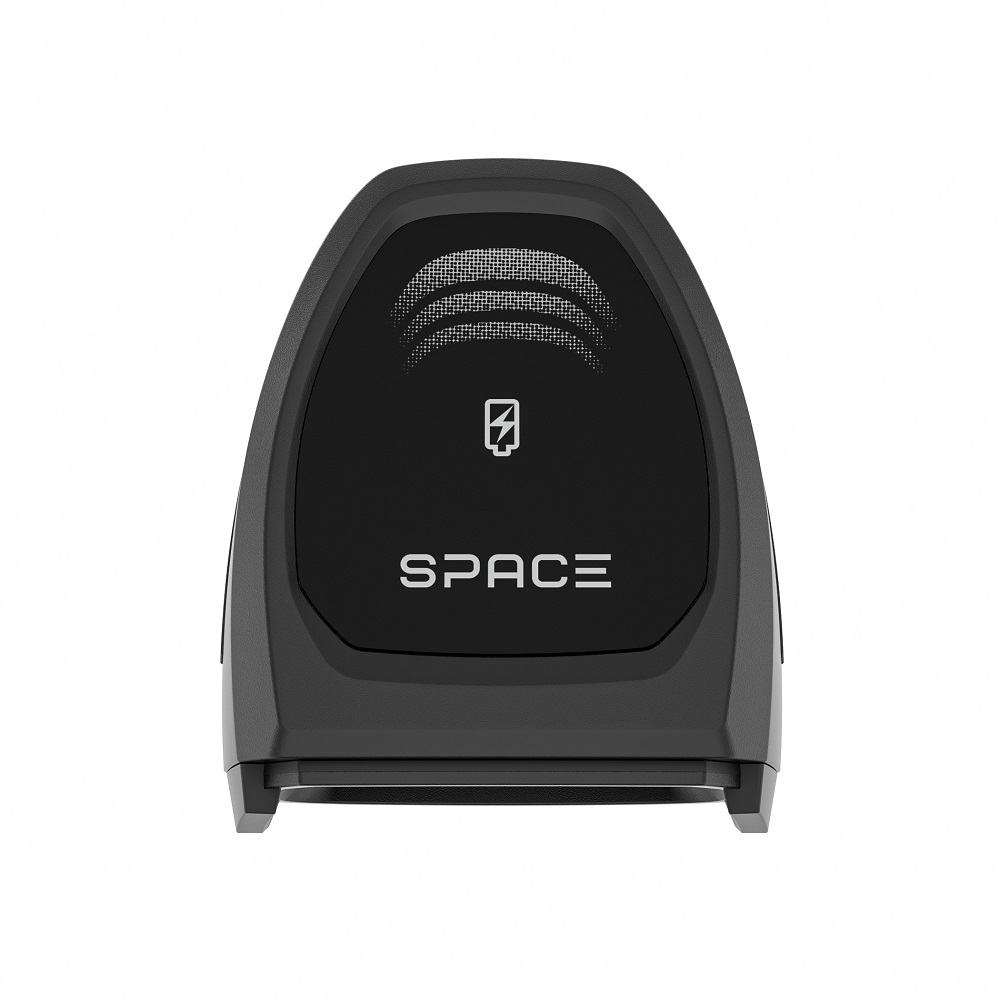 Сканер штрихкода SPACE 2024-2D-BT ручной, беспроводной, USB (черный)