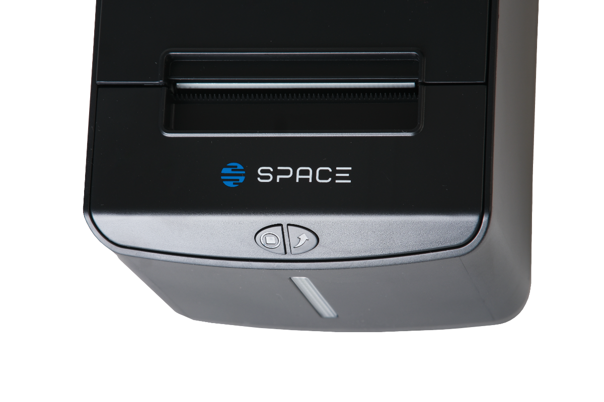 Принтер этикеток SPACE Х-32ULTRA (черный, термопечать, 203 dpi, USB, Ethernet, ширина печати 76 мм, скорость печати 127 мм/сек, черный)