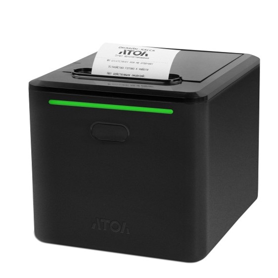 ККТ АТОЛ 55 v2 Ф. Черный. Без ФН. USB. RS-232. Ethernet. 5.0