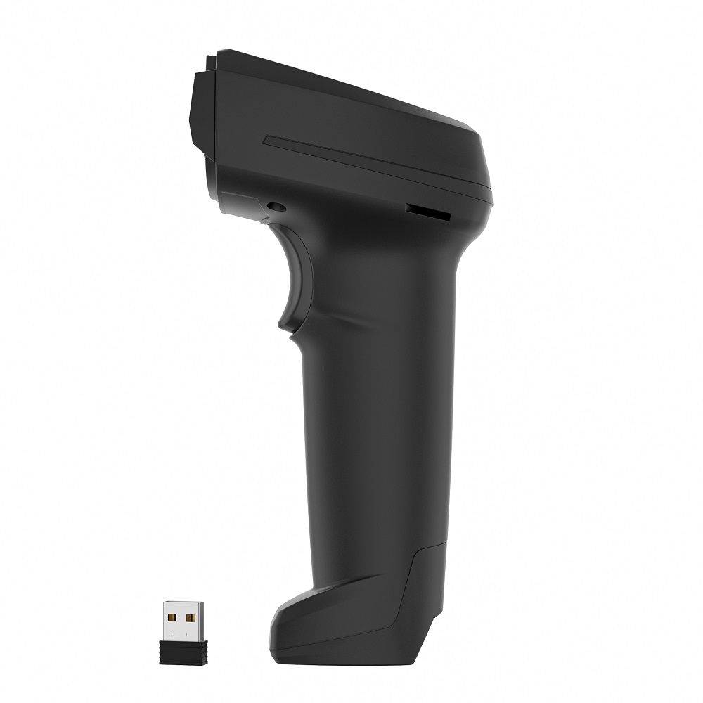 Сканер штрихкода SPACE 2024-2D-BT ручной, беспроводной, USB (черный)