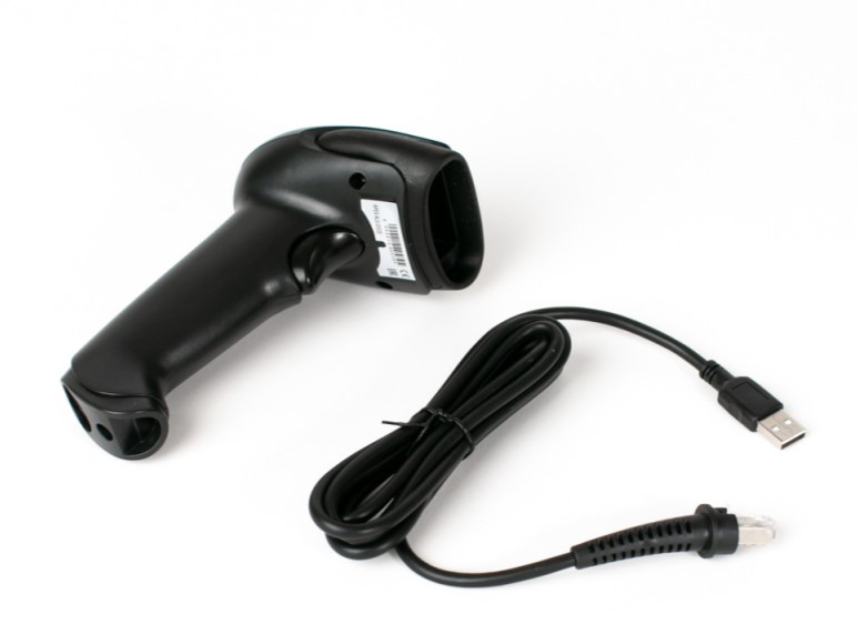 Ручной сканер штрих-кода 2D Apex ALS-2002D, USB, черный