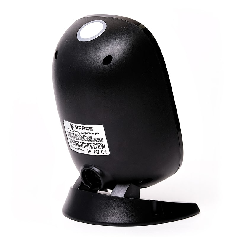Стационарный сканер штрихкода 2D SPACE Penguin (2D, черный, USB)