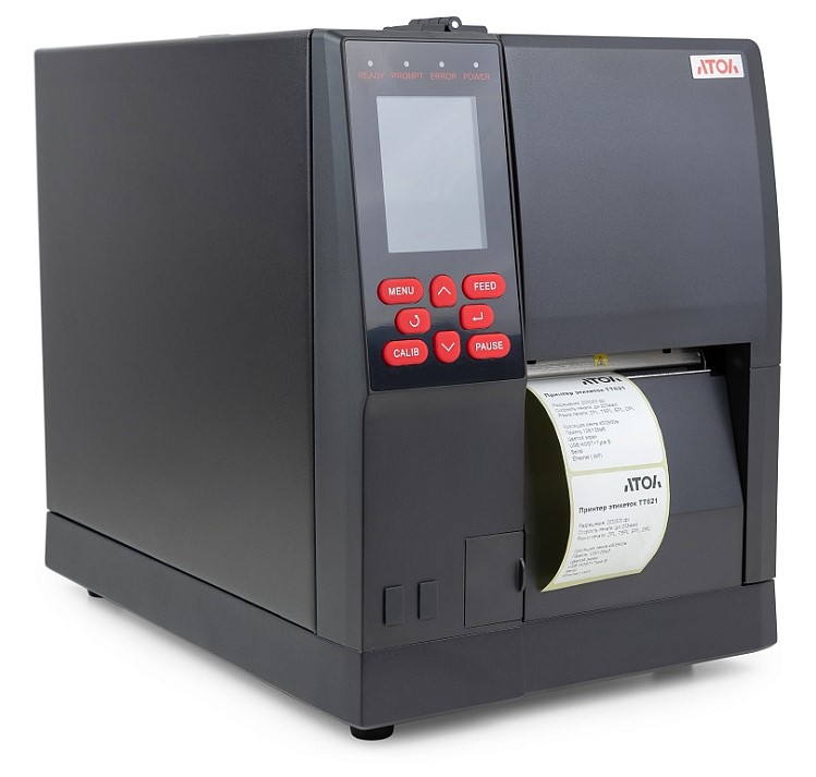 Принтер этикеток АТОЛ ТТ621 (термотрансферный, 203 dpi, USB, RS-232, Ethernet, ширина печати 104 мм, скорость печати 150 мм/сек)