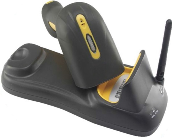 Беспроводной сканер штрихкода SUNLUX XL-9529 (2D, черный, USB, Bluetooth, c подставкой)