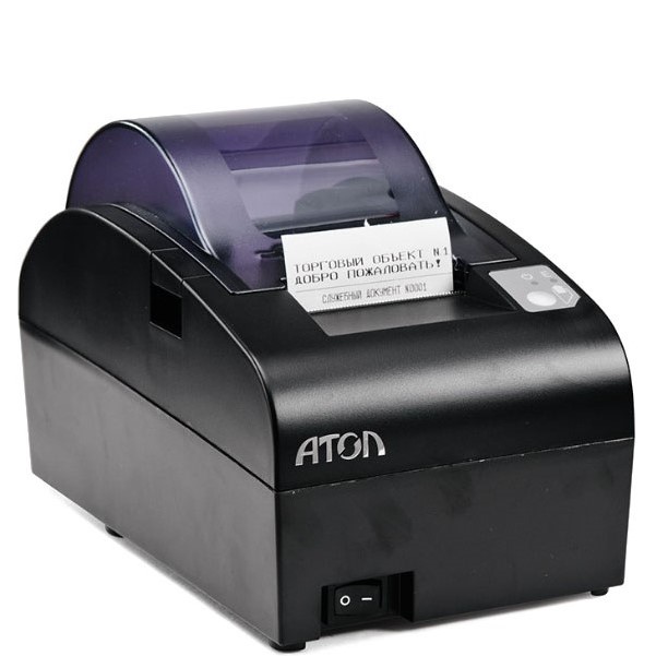 Фискальный регистратор АТОЛ 55Ф. Черный. USB. RS-232. Ethernet. 5.0