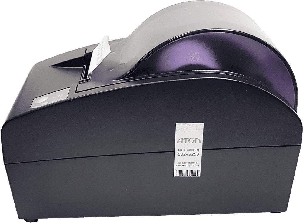 Фискальный регистратор АТОЛ 55Ф. Черный. USB. RS-232. Ethernet. 5.0