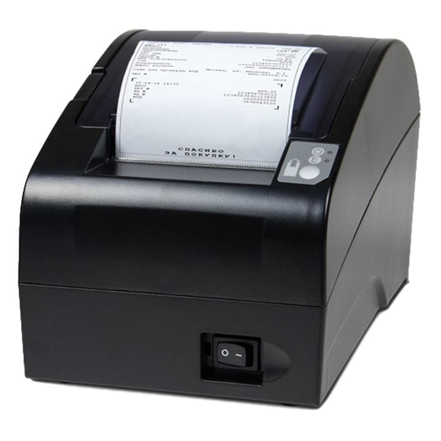 Фискальный регистратор АТОЛ FPrint-22ПТК. Черный. USB. RS-232. Ethernet. 5.0