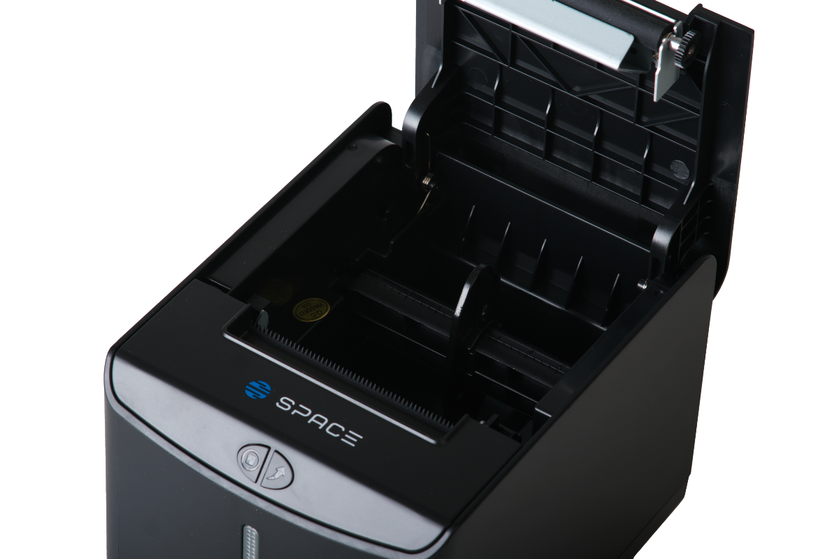 Принтер этикеток SPACE Х-32ULTRA (черный, термопечать, 203 dpi, USB, Ethernet, ширина печати 76 мм, скорость печати 127 мм/сек, черный)