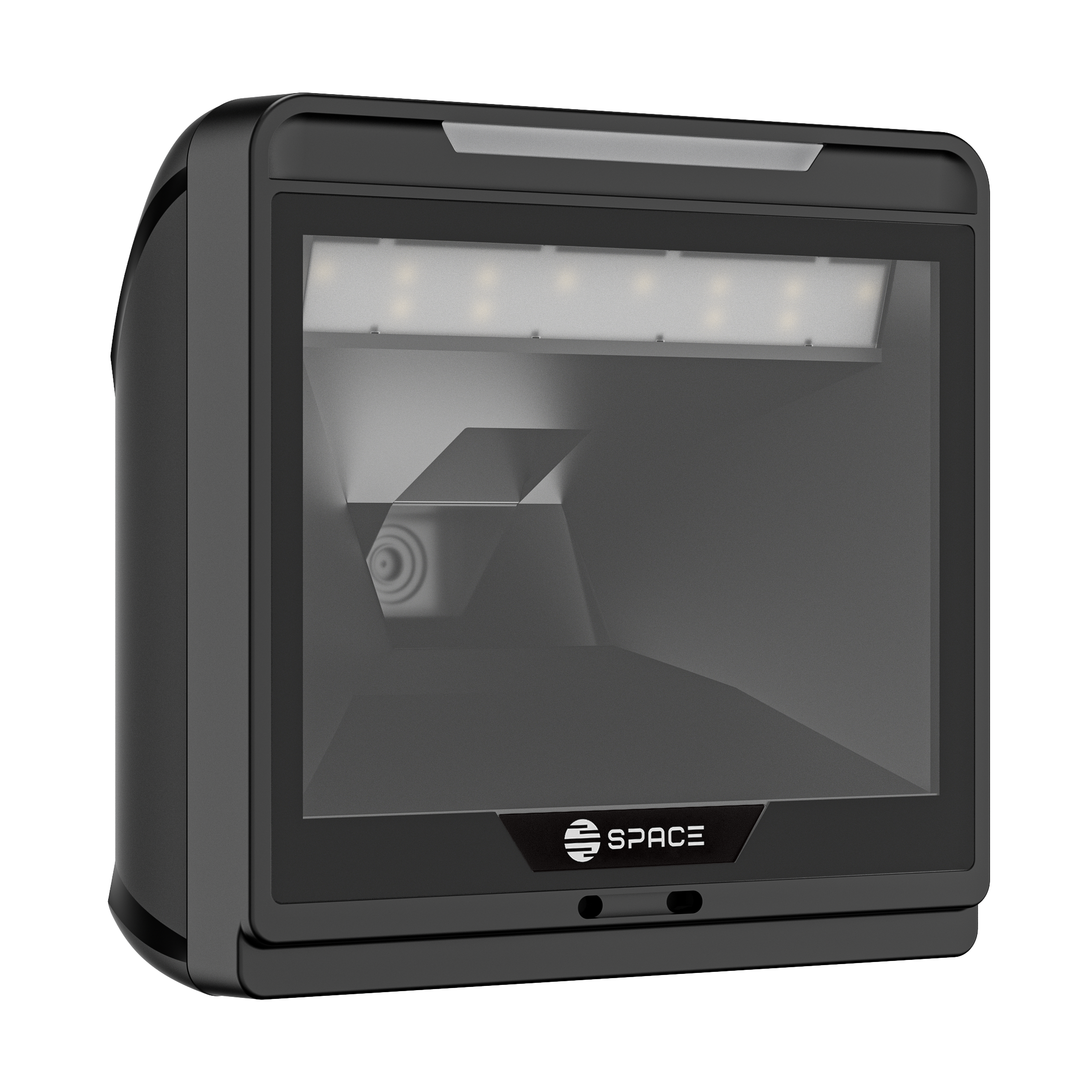 Стационарный сканер штрихкода 2D SPACE Cube (2D, черный, USB)