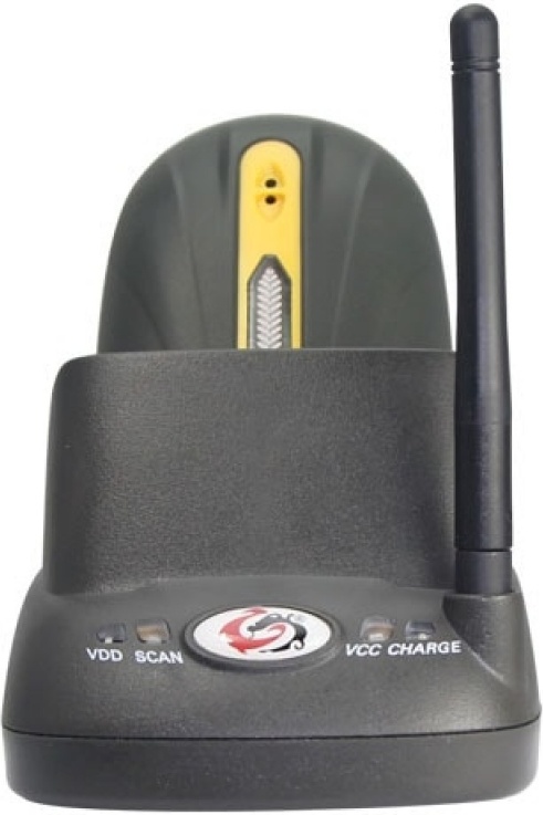 Беспроводной сканер штрихкода SUNLUX XL-9529 (2D, черный, USB, Bluetooth, c подставкой)