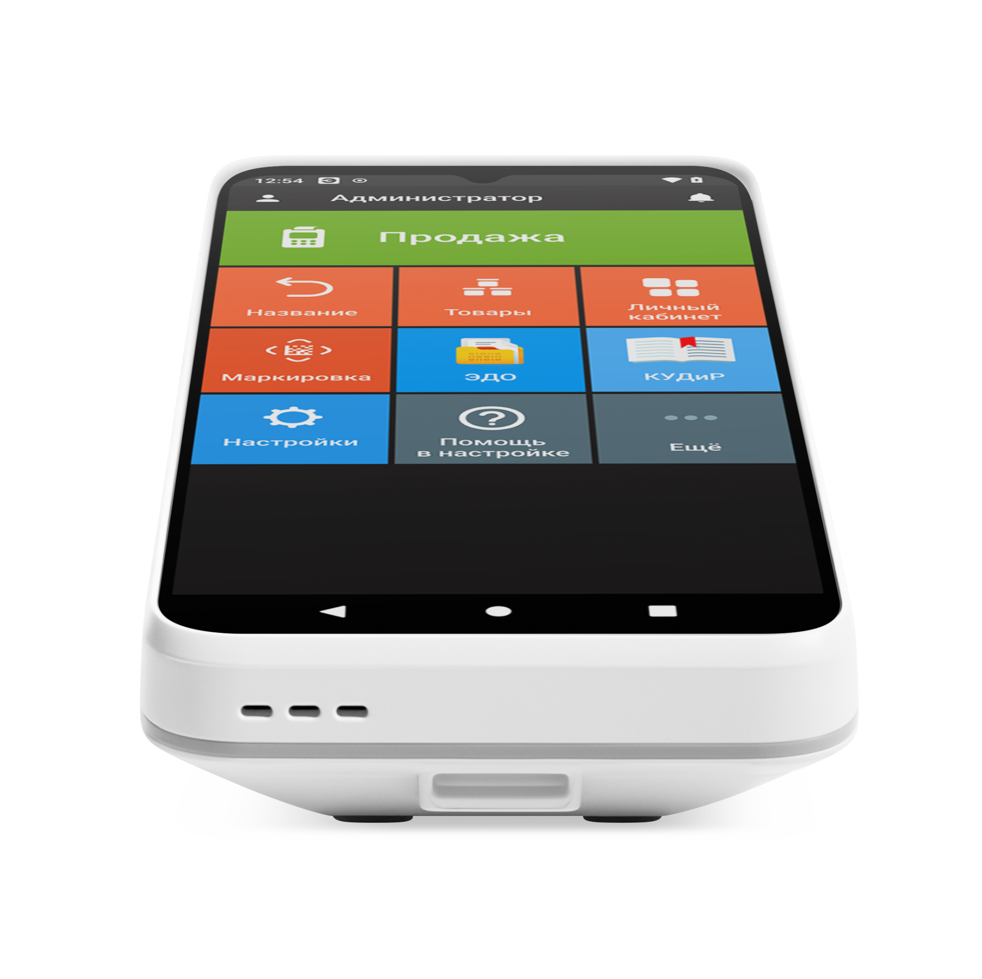 Смарт-терминал Эвотор 6, белый, с эквайрингом