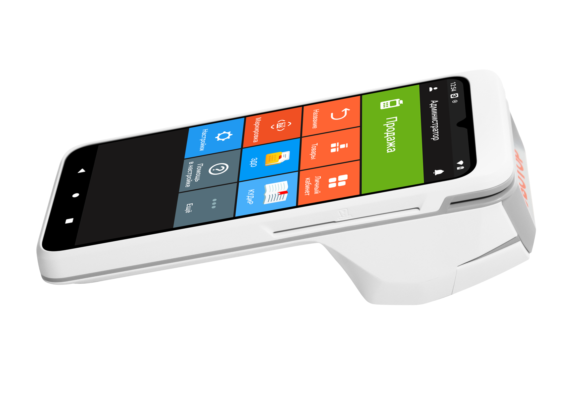 Смарт-терминал Эвотор 6, белый, с эквайрингом